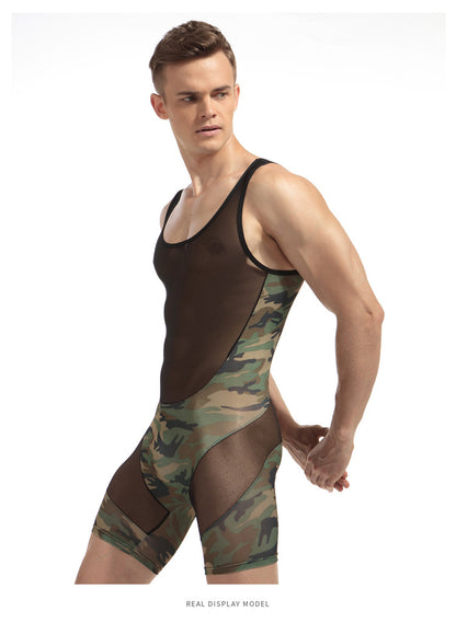Men's camouflage lingerie