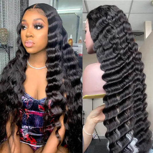 13x4 Lace Front Wig - Deep Wave