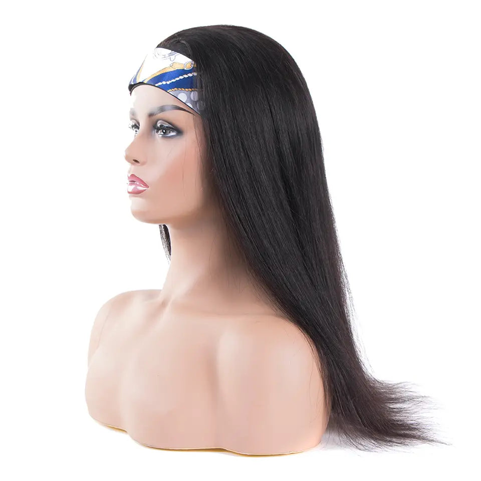 Brazilian Straight Headband Wig