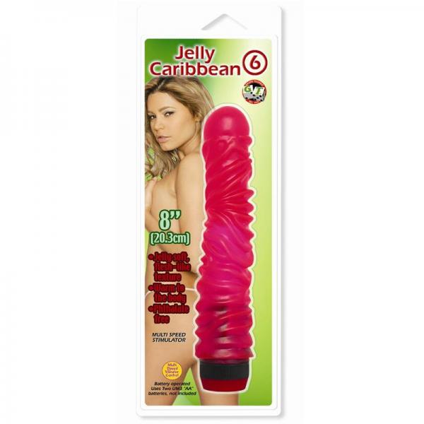 Jelly Caribbean #6 Vibrator - Pink