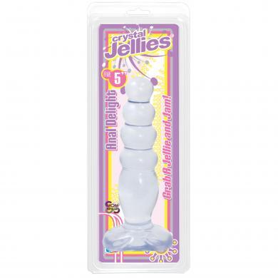 Crystal Jellies Anal Delight 5 inches Clear