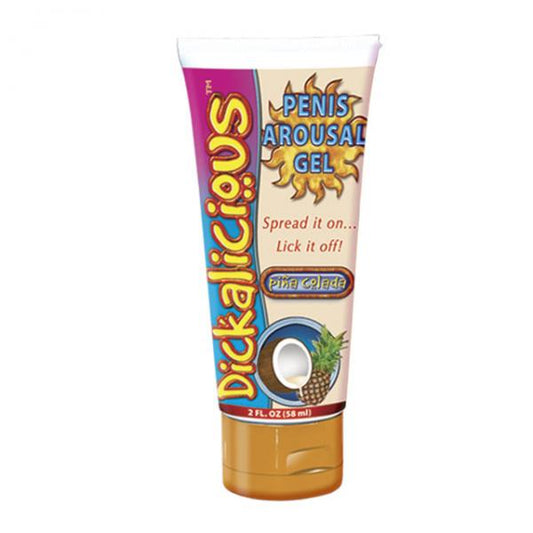 Dickalicious Penis Arousal Gel 2 oz Pina Colada