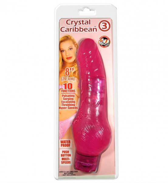 Crystal Caribbean #3 Waterproof Vibe - Pink