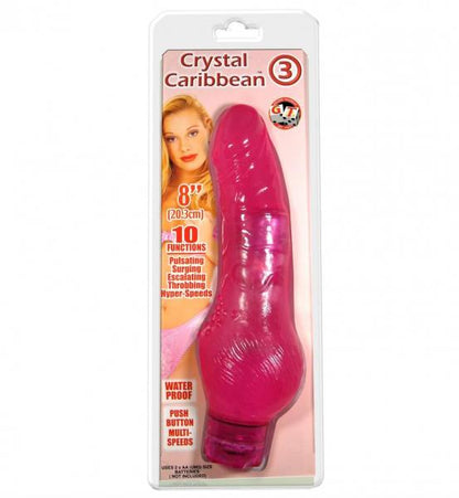 Crystal Caribbean #3 Waterproof Vibe - Pink