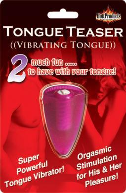 Tongue Teaser Silicone Oral Vibrator - Pink