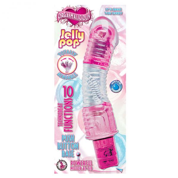 Orgasmalicious Jelly Pop Pink Vibrator