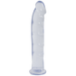 Jelly Jewel Dong With Suction Cup Diamond Clear
