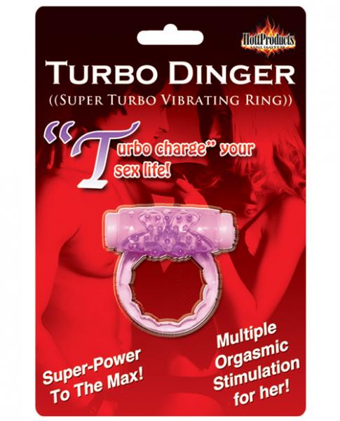 Humm Dinger Turbo Vibrating Cock Ring Purple