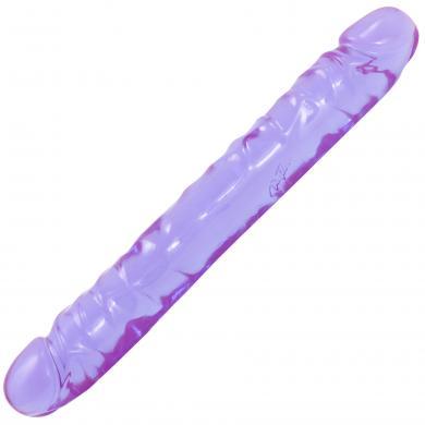 Jellies Jr 12in Double Dong - Purple