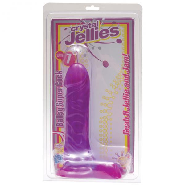 Crystal Jellie Ballsy C*ck 7in - Purple