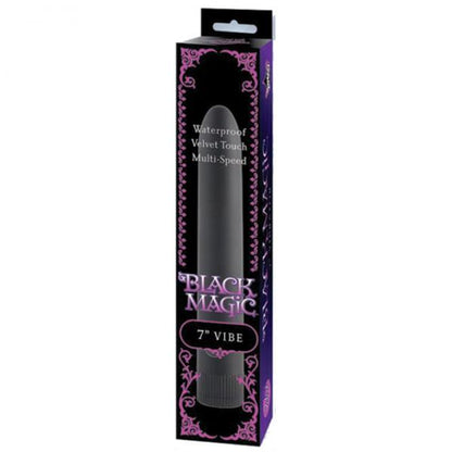 Black Magic Velvet Touch Vibrator Waterproof  - Black