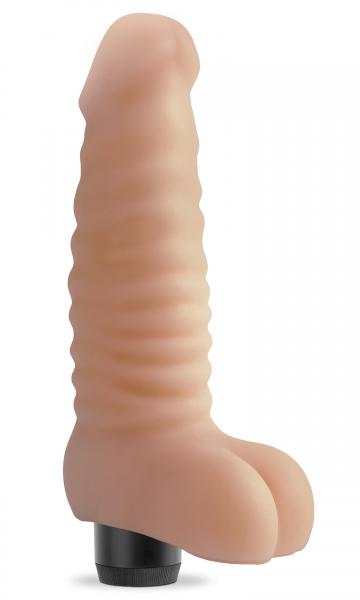 Real Feel No 13 Beige Vibrating Dildo