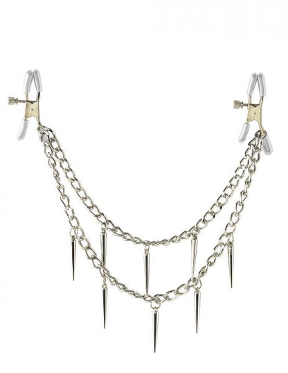 Fetish Fantasy Rock Hard Nipple Clamps Silver