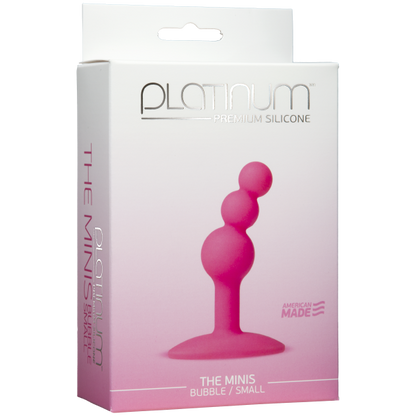 Platinum Premium Silicone The Minis Bubble Small Pink