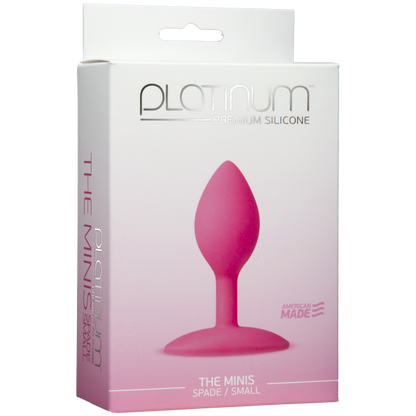 Platinum Premium Silicone The Minis Spade Small Pink