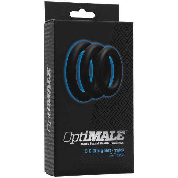 Optimale 3 C Ring Set Thick Black