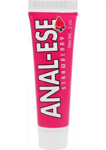 Anal-Ese Flavored Desensitizing Anal Gel Strawberry .5oz