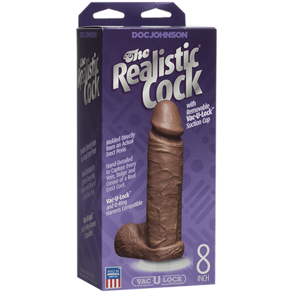 The Realistic Cock 8in - Tan