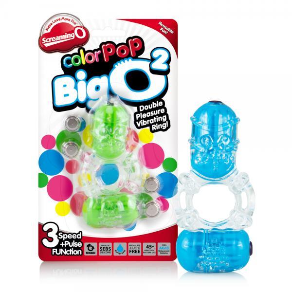 Screaming O Color Pop Big O2 Double Cock Ring