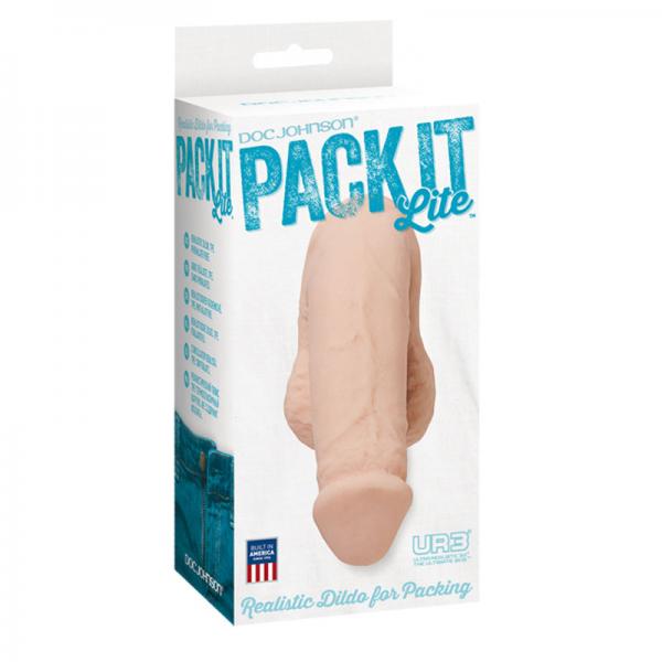 Pack It Lite Realistic Dildo For Packing Beige