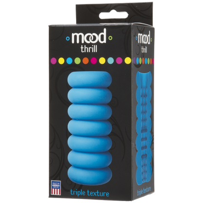 Mood Thrill Triple Texture Blue Stroker