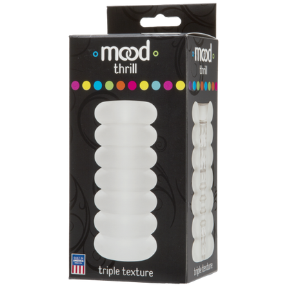 Mood Thrill Triple Texture Masturbator Frost