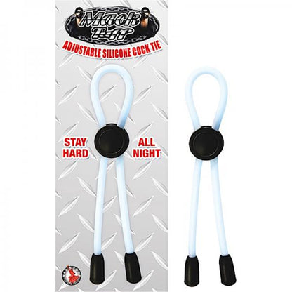 Mack Tuff Adjustable Silicone Cock Tie Clear