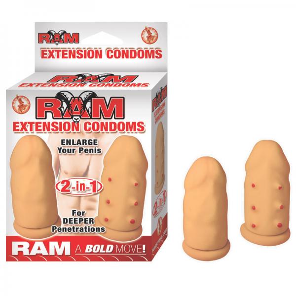 Ram Extension Condoms Beige