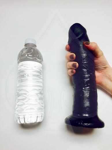 King C*ck 9 Inches Dildo - Black