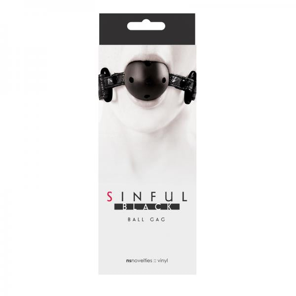 Sinful Black Ball Gag