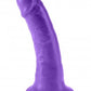 Dillio Purple 6 inches Slim Dildo