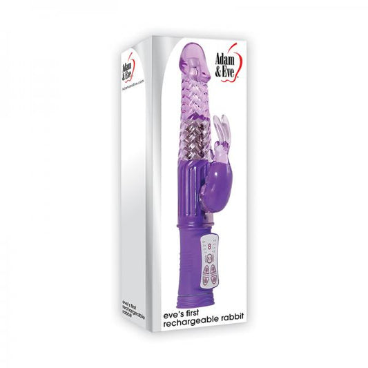 Adam & Eve Eve's First Rechargeable Bunny Purple