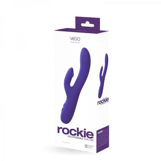 Vedo Rockie Rechargeable Dual Vibe - Into You Indigo