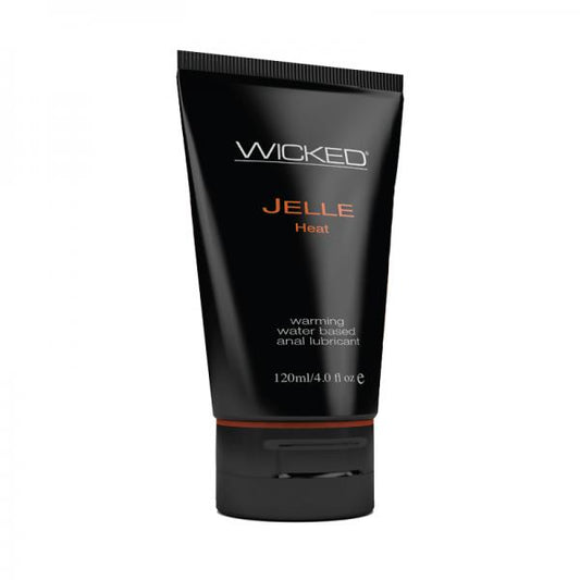 Wicked Jelle Anal Gel Warming Sensation Lubricant 4oz Tube