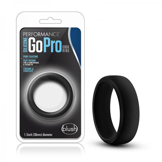 Performance - Silicone Go Pro Cock Ring - Black