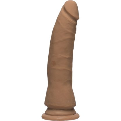 The D Slim Thin D 7 inches Ultraskyn Brown Dildo