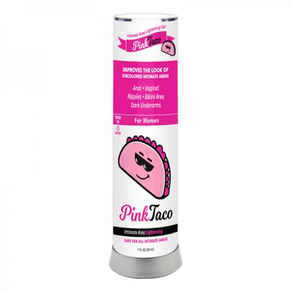 Pink Taco Intimate Area Lightening Gel 1oz Bottle