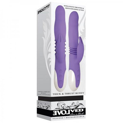 Thick & Thrust Bunny Purple Rabbit Vibrator