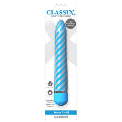 Classix Sweet Swirl Vibrator Blue