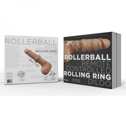 Rollerball Dildo With Rolling Ball Function Suction Cup Base
