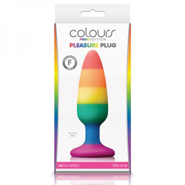 Colours Pride Edition Pleasure Plug Medium Rainbow