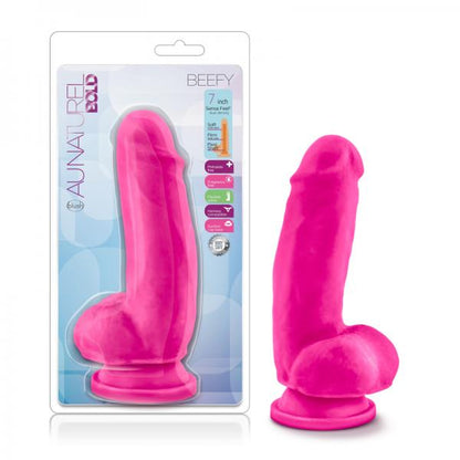 Au Naturel Bold Beefy 7 inches Dildo Pink