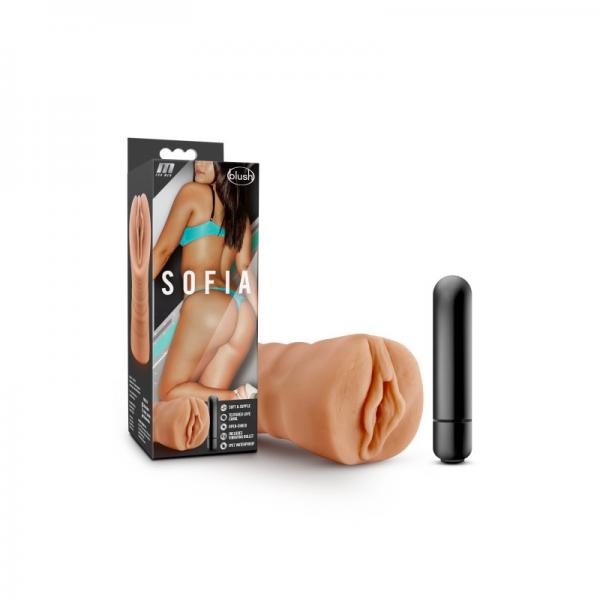 M For Men Sofia Mocha Tan Vagina Stroker