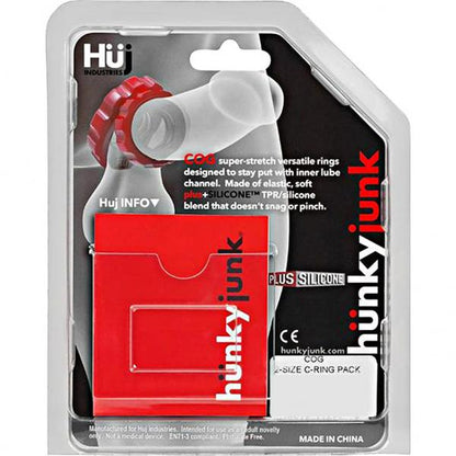 Hunkyjunk Cog 2 Size C-ring, Pack, Cobalt / Tar