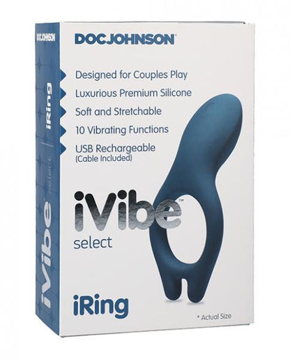 Ivibe Select Iring Marine Blue Vibrating Cock Ring