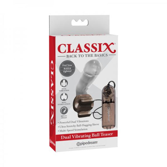 Classix Dual Vibrating Ball Teaser (black/smoke)