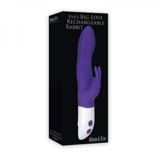 A&e Eve's Big Love Rechargeable Rabbit Purple