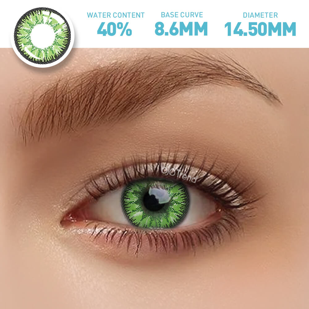 Vika Tricolor Jungle Vine | Yearly | Colored Contact Lenses