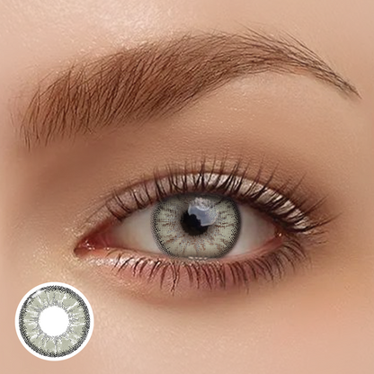 Free Shipping | Vika Tricolor Dolce Gray｜Yearly｜Color Contact Lenses with Power | 14.2mm